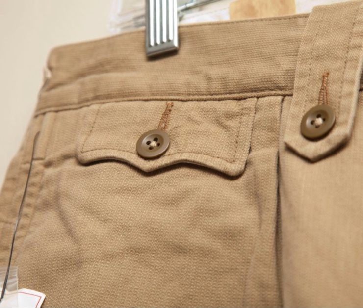  RRL(DoubleRL) KHAKI COTTON POCKET WORK PANTS 더블알엘 바지