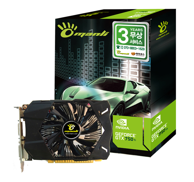 웨이코스, 더욱 뛰어난 가성비 !! “MANLI 지포스 GTX750 Ti Black Knight 1GD5” 출시 웨이코스, 더욱 뛰어난 가성비 !! “MANLI 지포스 GTX750 Ti Black Knight 1GD5” 출시