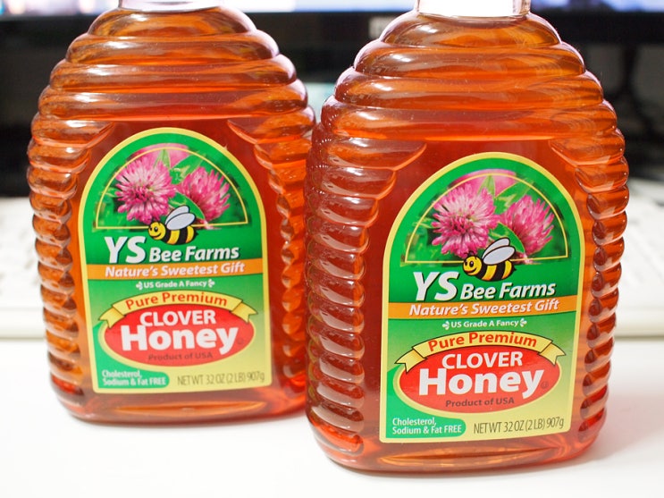  Y.S. Eco Bee Farms, Pure Premium Clover Honey, 32 oz (2 lb) 907 g