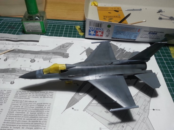  1/72 타미야 F-16CJ Block 50 Fighting Falcon-3