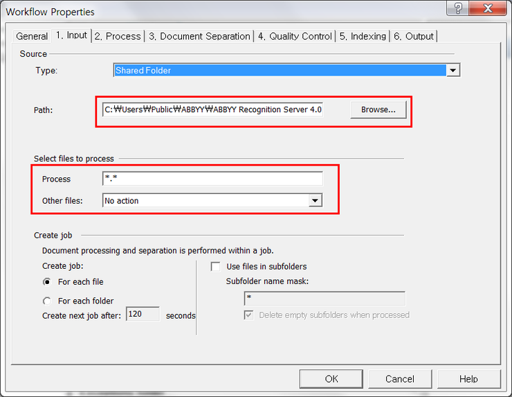  서버형 OCR 솔루션, ABBYY Recognition Server 4.0 의 간편 사용가이드  