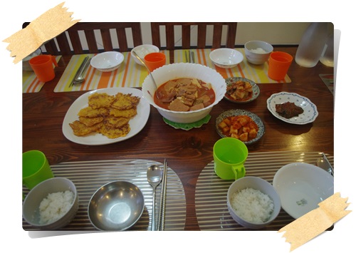  맛있는 저녁식사(2014년7월28일월요일/부대찌개)