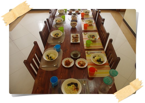  맛있는 점심식사(2014년8월3일일요일/수제동그랑땡과 잔치국수)