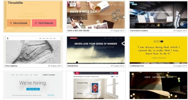  홈페이지, 웹사이트 만들기 전에 영감 얻기 좋은 사이트 website inspiration