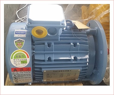  B5 FLANGE TYPE+3마력(3HP)+현대삼상인덕션모터 