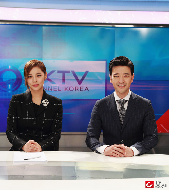  <최고의 결혼> 박시연-배수빈, 앨리트 앵커 변신, 현직 아나운서 뺨치는 ‘수준급 실력’ 과시