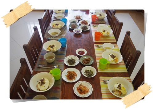  맛있는 저녁식사(2014년8월11일월요일/비빔밥&애플망고)