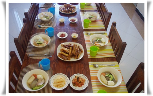  맛있는 저녁식사(2014년8월13일수요일/냉면&바나나튀김)