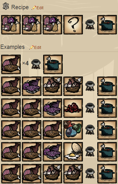 Don T Starve 요리 음식 레시피 네이버 블로그