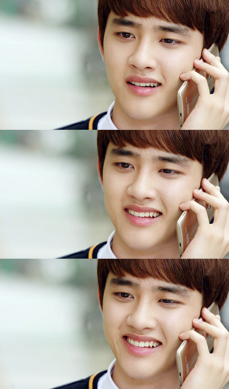 도경수 괜사 자전거