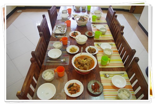  맛있는저녁식사(2014년8월15일금요일/뼈다귀등뼈감자탕)