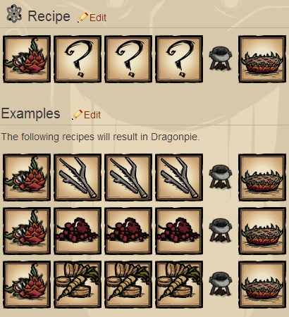 Don T Starve 요리 음식 레시피 네이버 블로그