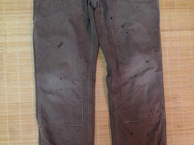  POLO RALPHLAUREN VINTAGE WASHING DUCK CANVAS DOUBLE KENN PANTS 폴로 라프로랜 빈티지 가공 덕 캔버스 더블니 팬츠