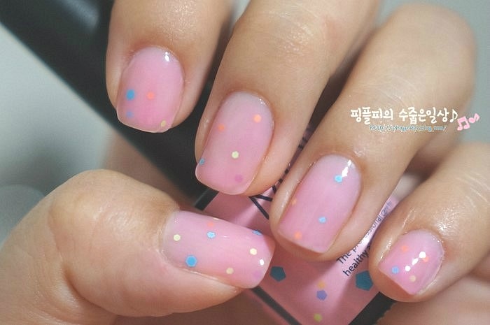  아리따움 모디 컬러젤 40 <후르츠믹스> 발색