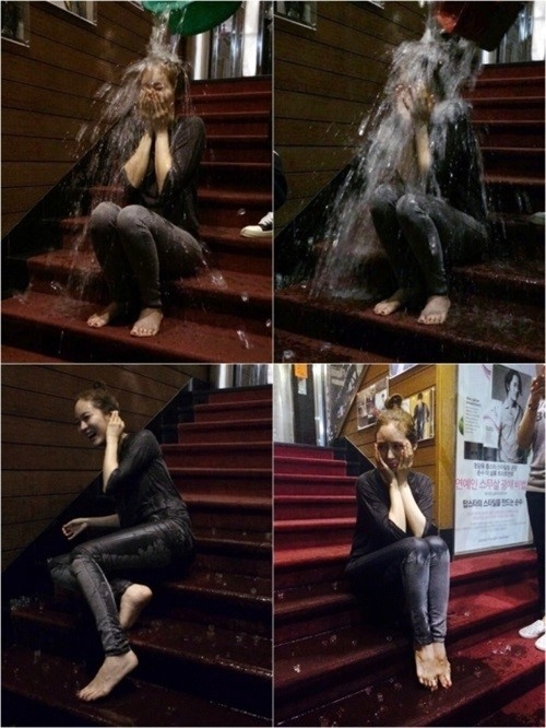 성유리 아이스버킷챌린지 성유리 아이스버킷챌린지
