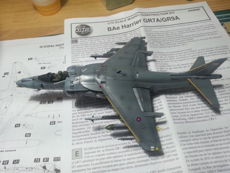  Airfix 1/72 Bae Harrier gr9-3