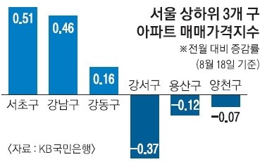  규제 완화 한 달… 부동산시장 희비교차
