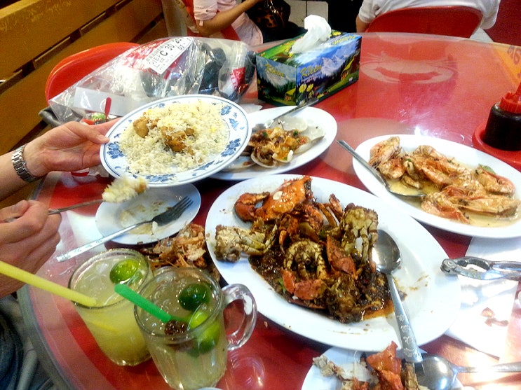  2014.7.17-21 코타키나발루 자유여행 1일 [코타키나발루맛집, 씨푸드레스토랑, 코타키나발루씨푸드레스토랑]