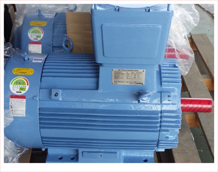  수소방폭모터_Exd IIC T4_45KW 4P 380V 60HZ_현대전동기 