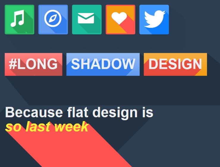 Long shadow generator Long shadow generator