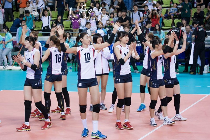 [2014.9.20] 2014 인천아시안게임 여자배구 한국vs인도 (양효진, 이다영, 김연경, 김희진, 박정아, ....