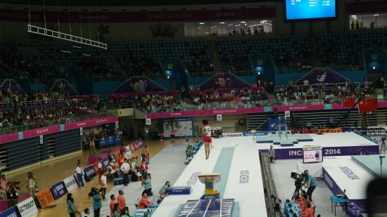  2014인천아시안게임 체조, 도마의 신 양학선 경기를 보다!