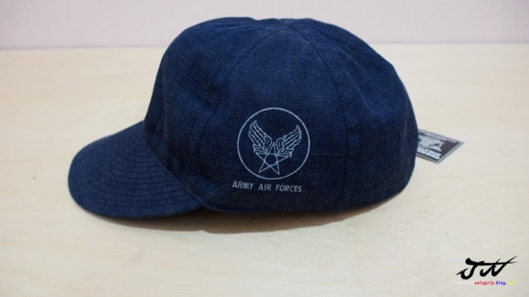  THE REAL McCOY'S DENIM A-3 CAP 리얼맥코이 데님 정비병 모자 데칼버젼