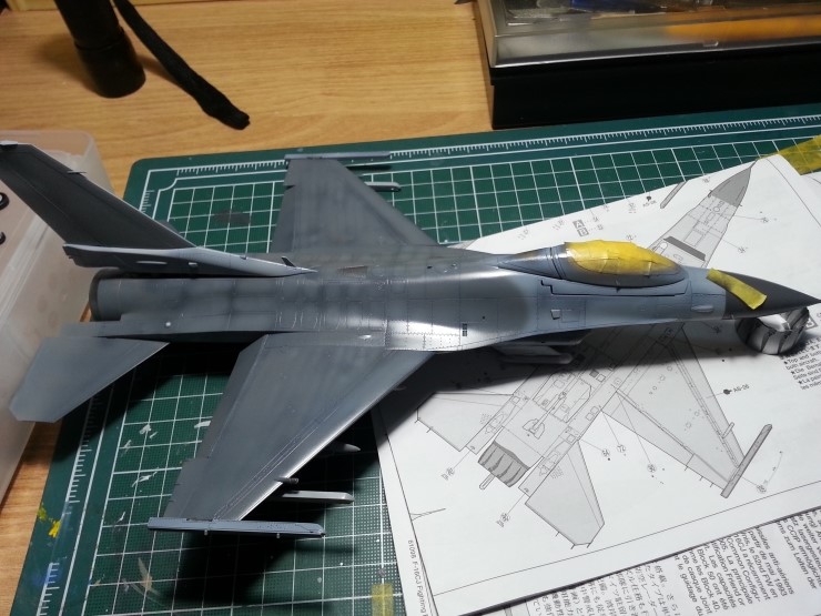  1/48 타미야 F-16CJ Block 50 Fighting Falcon-3