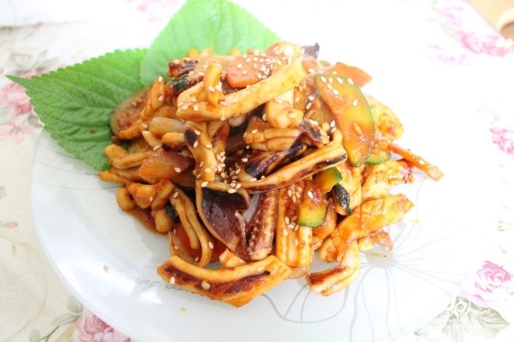 맛있는 오징어볶음 만들기 ♬