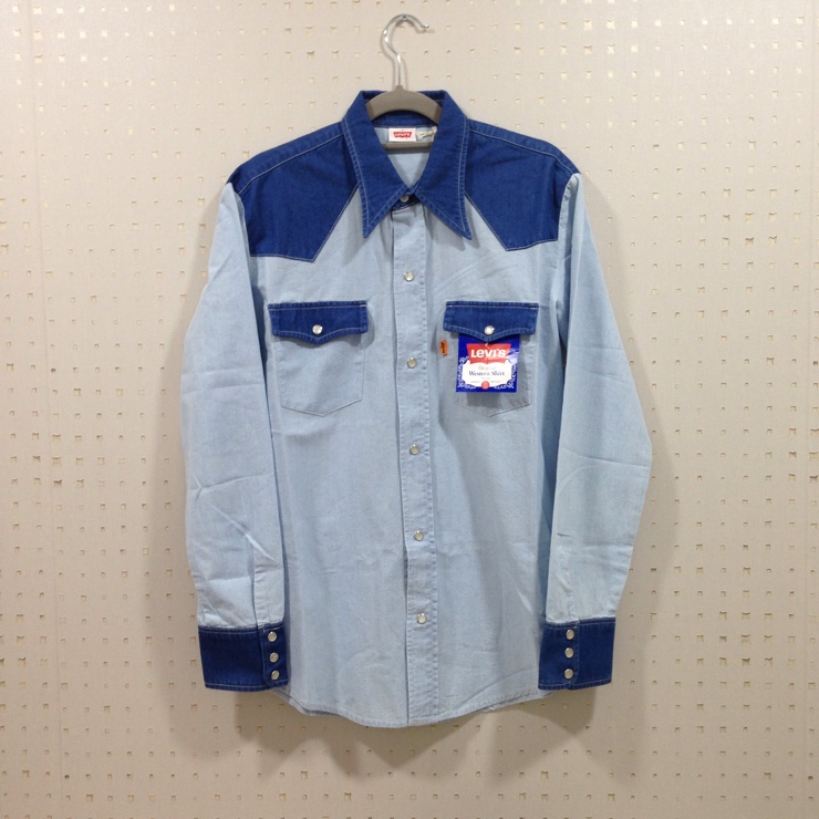  LVC(Levi'sVintageClothing) 1960 DOUBLE TROUBLE DENIM SHIRTS  엘브이씨 더블 트러블 데님 셔츠 