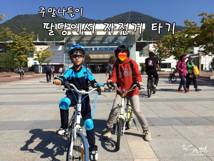  [주말나들이] 팔당 자전거 타기