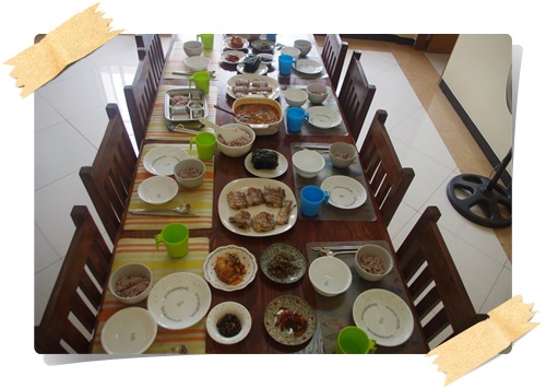  Kelly's friends 점심식사&출국(2014년11월1일토요일)