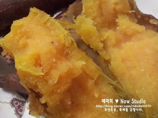 [군고구마/오븐에굽기]오븐에고구마굽기/호박고구마/양면후라이팬에 고구마굽는방법