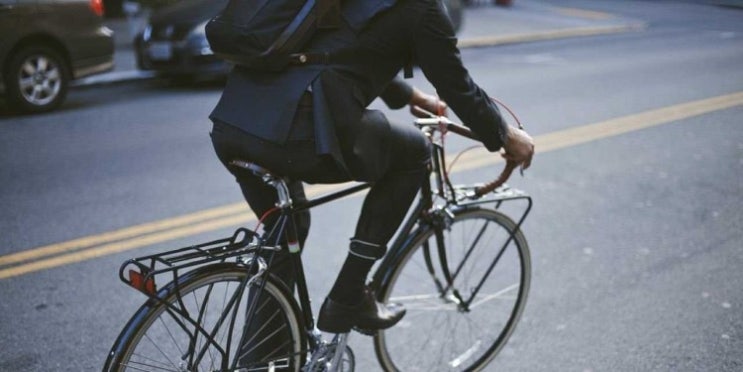 겨울 자전거 출퇴그