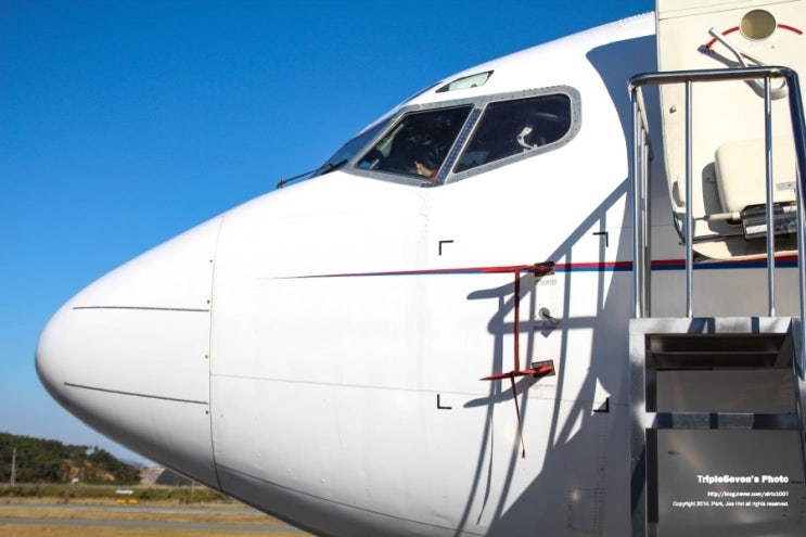  [한서대학교/한서대/보잉/737/B737/슬라이드/비상탈출] 한서대학교 B737 비상 슬라이드 시연!