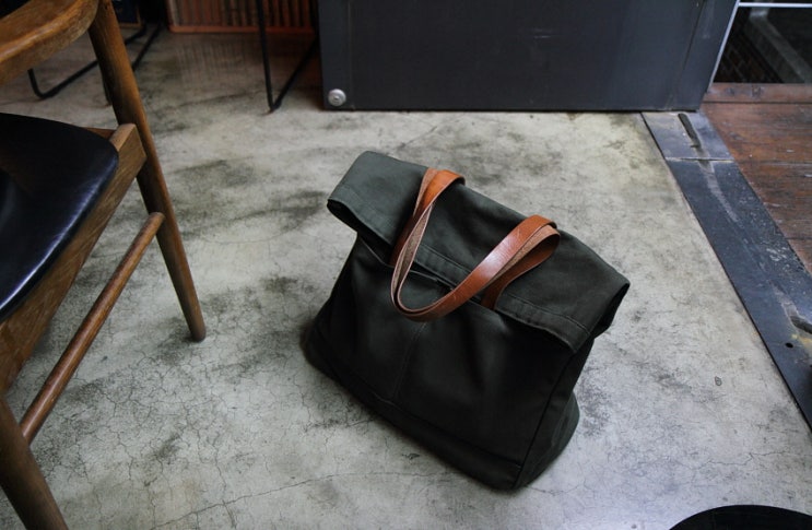 MAKR(Canvas & Leather Fold Weekender) : 네이버 블로그