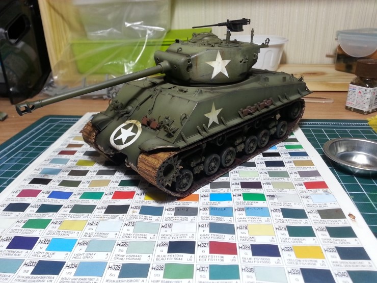 타미야 1/35 M4A3E8 SHERMAN EASY EIGHT-3