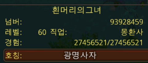 암드히어로즈 몽환사 60레벨+경험치 풀 암드히어로즈 몽환사 60레벨+경험치 풀