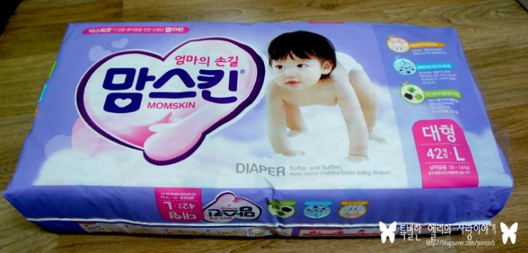 맘스킨 기저귀 : 7가지 그림의 선택! 아이가 좋아해요~