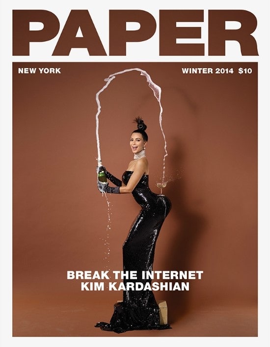 킴 카다시안이 제대로 사고를 쳤군요! Kim Kardashian Paper Magazine