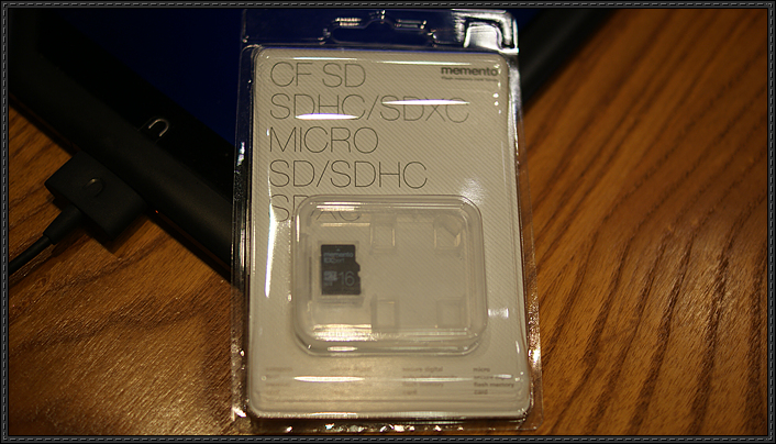 메모렛 메멘토 microSDHC Class10 EXpert UHS-I 16G 간단 사용기