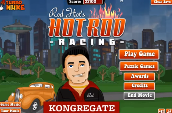 플래시차게임 레이싱 - Rod Hots Hot Rod Racing
