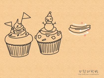 쉽고 창의적인 컵케이크 디자인