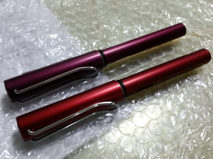 라미 알스타 만년필 루비 레드 & 블랙 퍼플(LAMY Al-Star Fountain Pen Ruby Red & Black Purple)