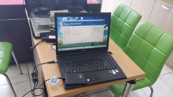 청주 컴퓨터 수리 - 용암동 고객님 노트북 vista에서 win7으로 업그레이드 수리 / 용암동 컴퓨터 수리