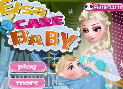 겨울왕국 엘사 아기키우기 게임 Elsa Care Baby GAME 