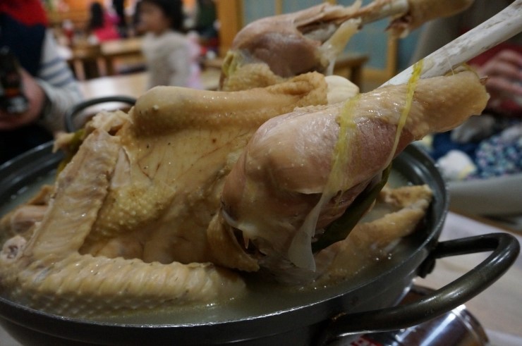  토종닭백숙 아주 푸짐하게 즐긴날...