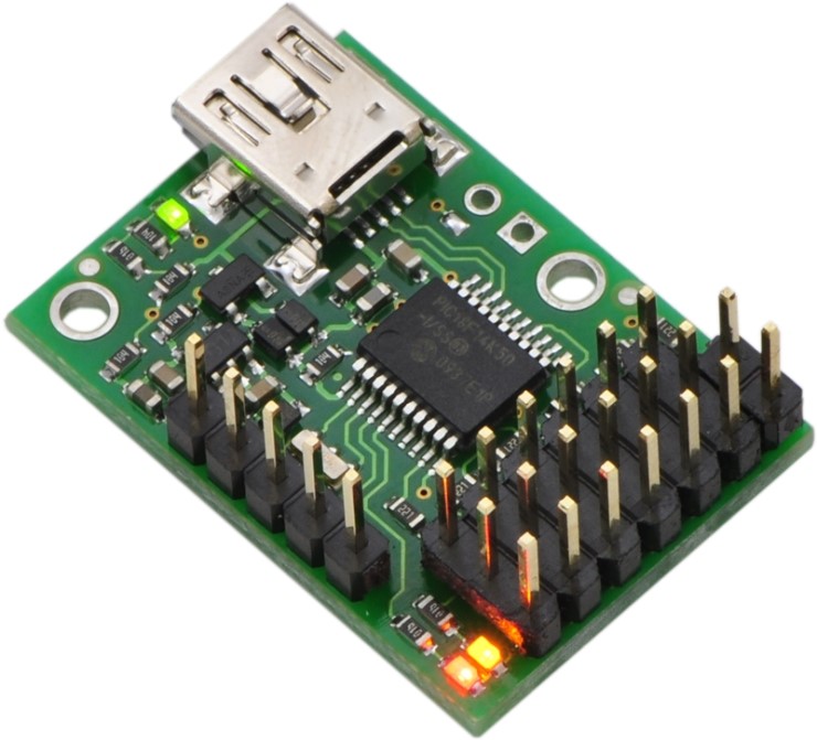 6채널 USB 서보 컨트롤러 Micro Maestro 6-Channel USB Servo Controller (Assembled)