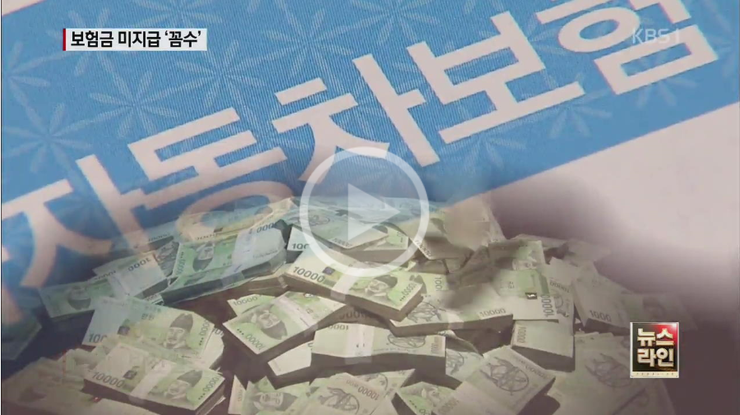 깍았던 보험금을 미지급하는 재벌보험사들의 "꼼수" (KBS뉴스/2014.12.25)