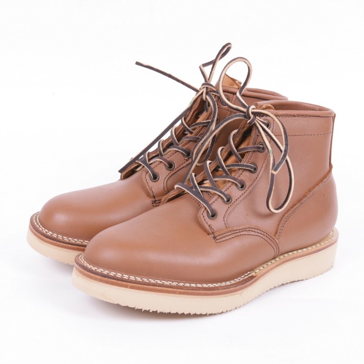  VIBERG X INVENTORY SCOUT BOOT(VINTAGE WAN SMOOTH LEATHER)  바이버그 인벤토리 별주 스카우트 부츠(빈티지 탄 컬러)
